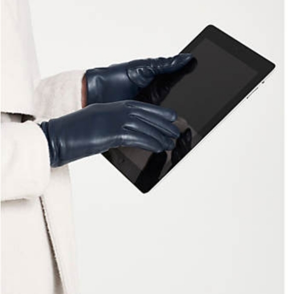 Lands' End Accessories Womens Ez Touch Screen Cashmere Lined